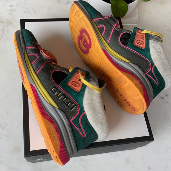 Gucci men’s high top sneakers size 10 eu - Picture 9 of 15